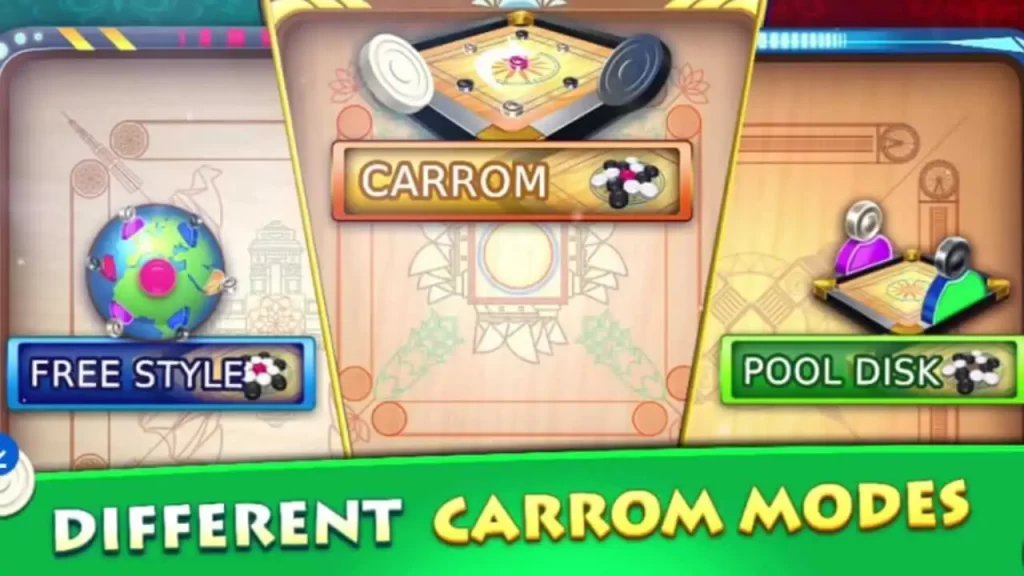 world of carrom game modes