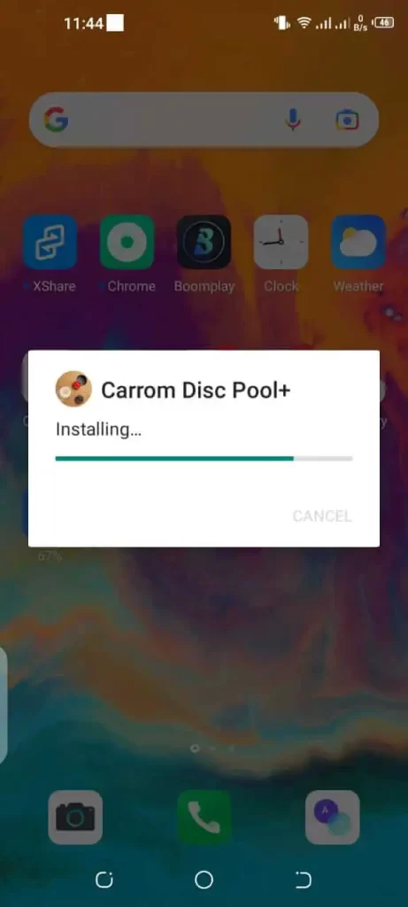 carrom pool game installing