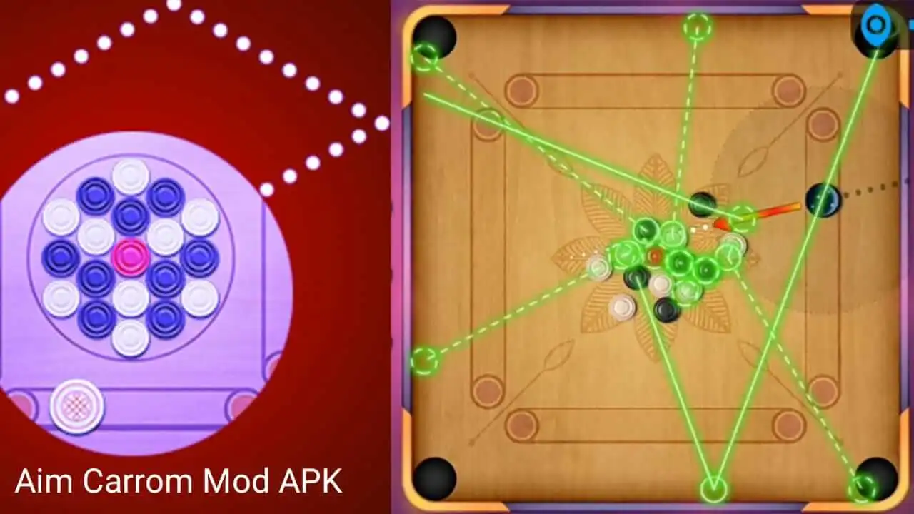 Aim carrom mod apk for carrom pool game